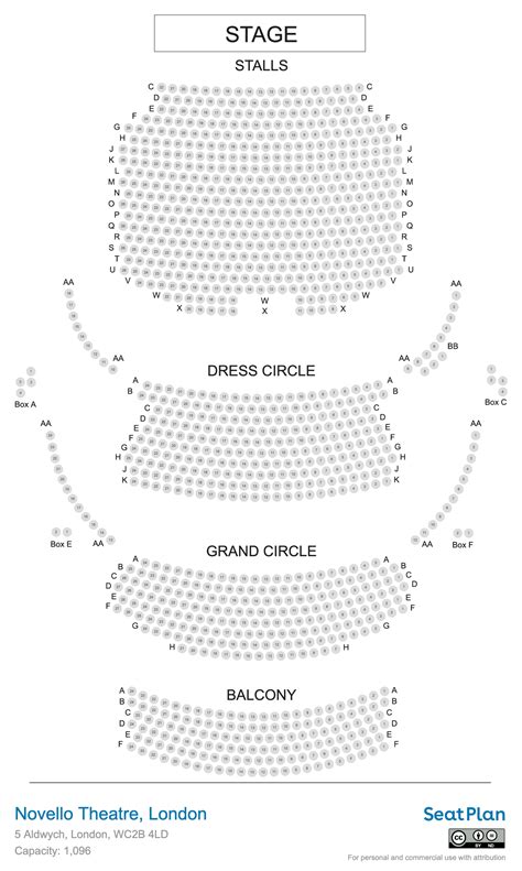 Novello Theatre London Seating Plan & Seat View Photos | SeatPlan