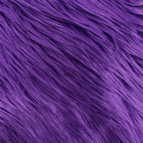 Eden PURPLE Shaggy Long Pile Soft Faux Fur Fabric for Fursuit | Etsy