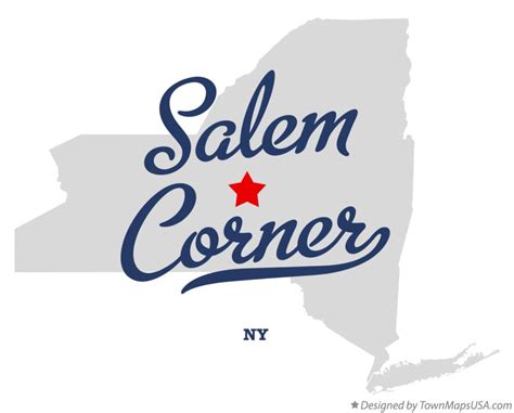 Map of Salem Corner, NY, New York