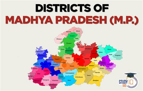 Districts of MP List, Name, Importance, Madhya Pradesh Map