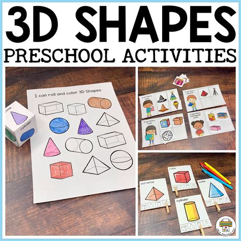 Preschool 3D Shape Activities