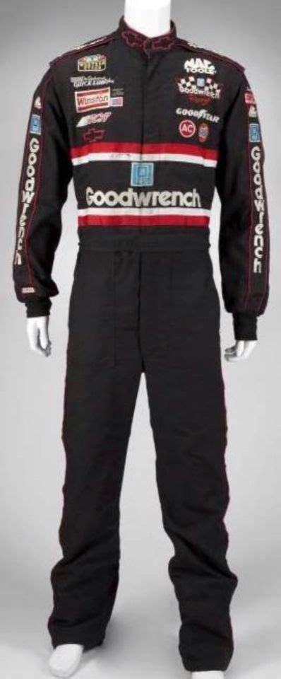 Black Dale Earnhardt Sr. Firesuit Racing Gear, Nascar Racing, Nascar ...