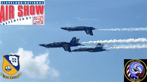 Cleveland airshow day 1 Saturday US NAVY Blue angels and Us Airforce ...