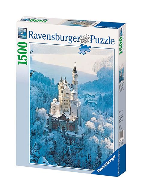 Ravensburger Neuschwanstein Castle in Winter 1500 piece jigsaw puzzle ...