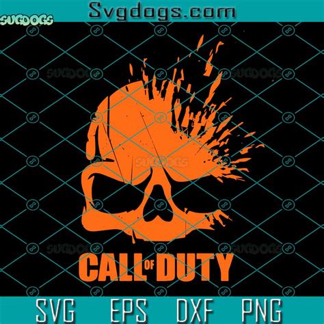 Call Of Duty SVG, Call Of Duty Skull SVG, Call Of Duty Game SVG PNG DXF EPS