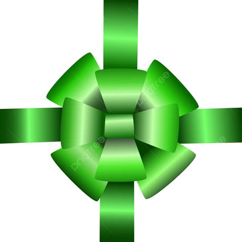 Beautifully Green Ribbon Bow, Ribbon, Ribbon Bow, Green Ribbon PNG and ...