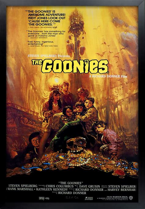 The Goonies Movie Poster Framed and Ready to Hang. | Etsy