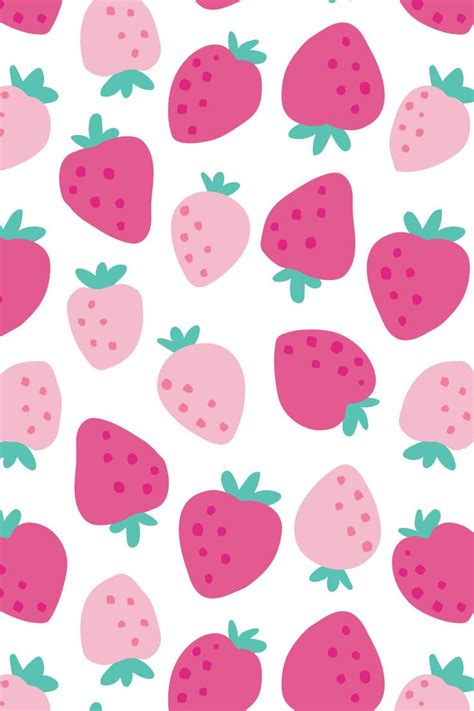 Free Pink Strawberry Wallpaper in 2023 | Wallpaper, Pink, Free