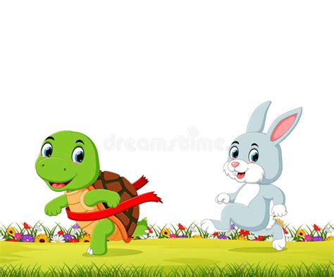 Turtle Rabbit Race Stock Illustrations – 138 Turtle Rabbit Race Stock ...