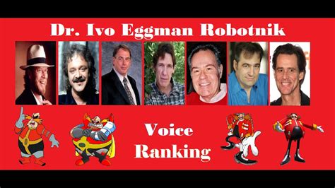 Dr. Ivo Eggman Robotnik Voice Actor Ranking - YouTube