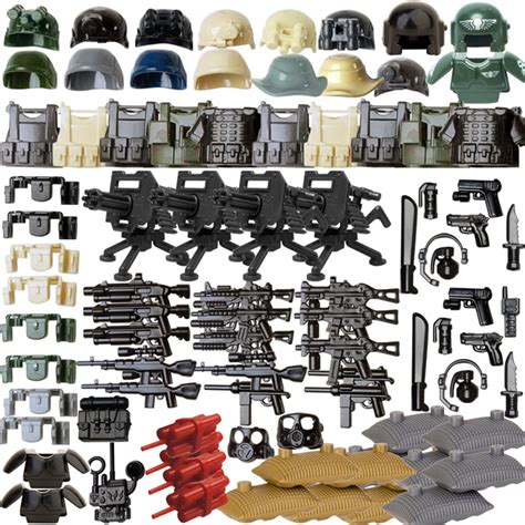 Buy Onenineten 54Pcs Weapon Pack for Minifigures, Weapon Accessories ...