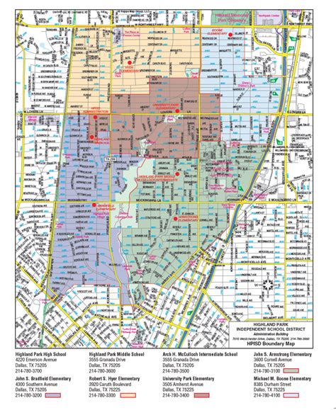 Boundary Maps – About – Highland Park Independent School District