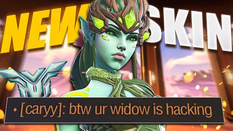 This new Widowmaker skin is like CHEATING in Overwatch - YouTube