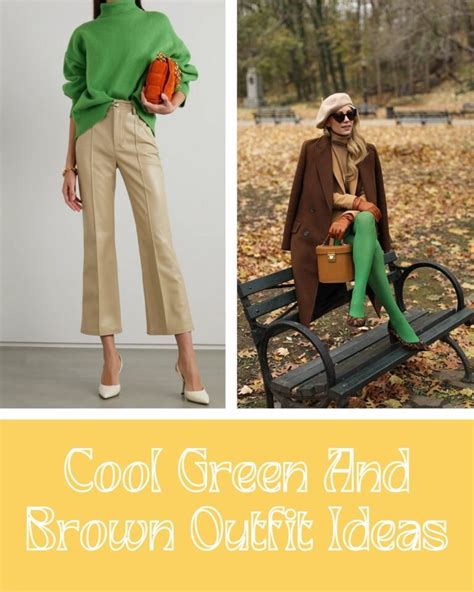 21 Cool Green And Brown Outfit Ideas - ljanestyle