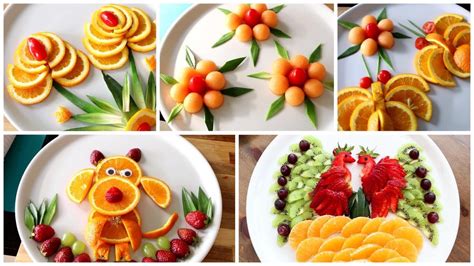 5 Creative Fruits Art Ideas and Cutting Tricks - YouTube