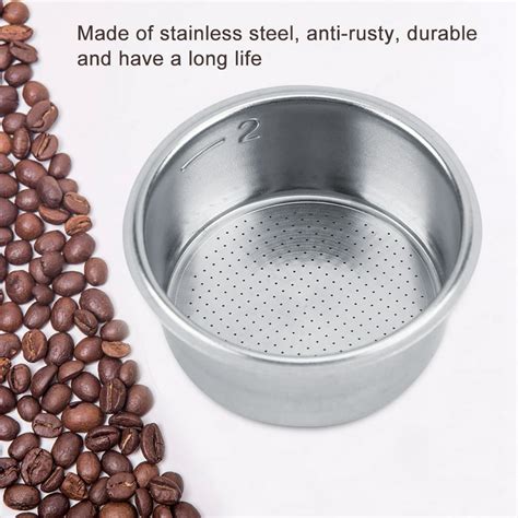 FAGINEY Stainless Steel Coffee Non Pressurized Filter Basket Strainer ...