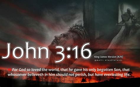 John 3:16 Wallpaper | Bible verse pictures, Bible verse background, For ...