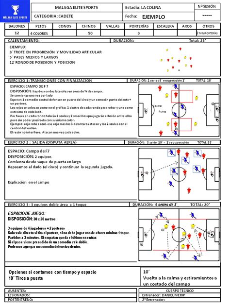 abrelatas Temporizador acampar ejemplo de sesion de entrenamiento ...