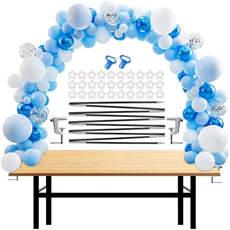 IDAODAN Table Balloon Arch Kit 12ft Adjustable Balloon Arch Stand for ...