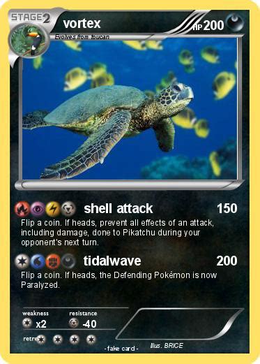 Pokémon vortex 95 95 - shell attack - My Pokemon Card