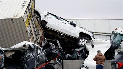 Video Shows Texas Interstate Crash - The New York Times