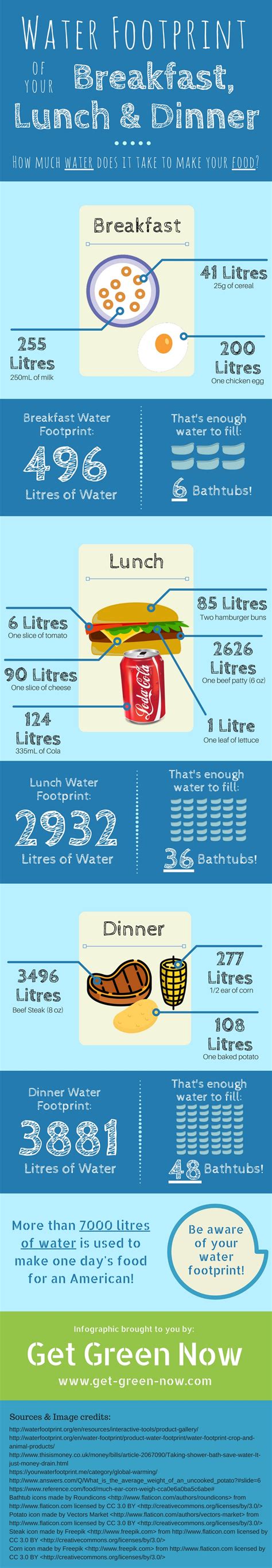 Water Footprint of Food: How much Water is Hidden in your Meal?