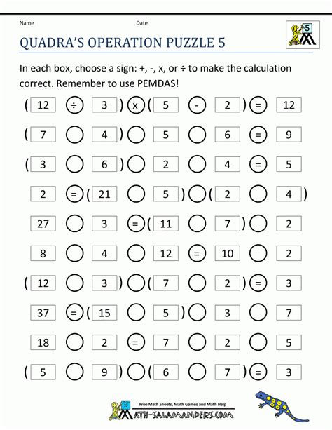 Printable Math Riddles Worksheets - Printable Worksheets