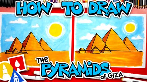 Ancient Egyptian Pyramid Drawings