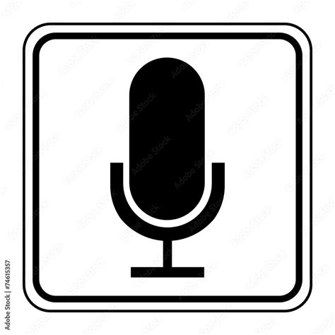 Logo microphone. Micro. Stock Vector | Adobe Stock