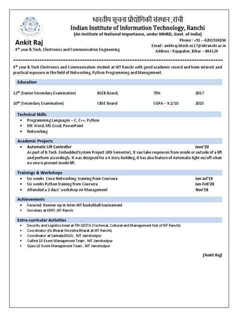 Ankit Resume | PDF