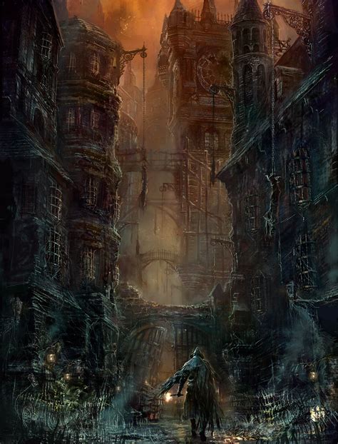 Artwork Old Yharnam | Bloodborne | FromSoftware | Cook and Becker