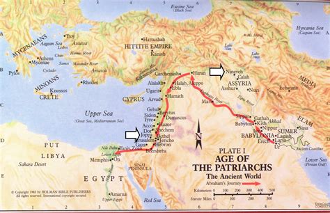 Map Of Nineveh And Tarshish - World Map