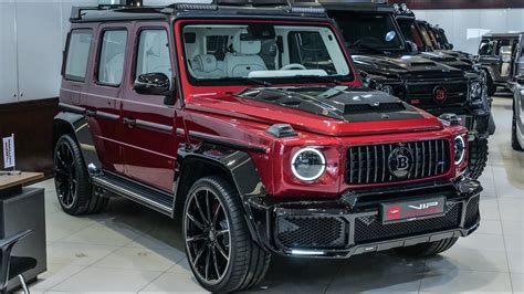 2024 Red BRABUS 800 - Mercedes AMG G63 - Sophisticated Luxury SUV ...