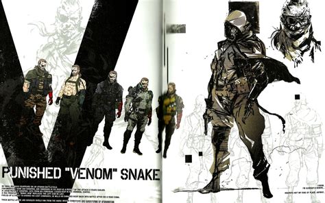 Venom Snake Concept Art - Yoji Shinkawa 2015 | Metal gear solid, Metal ...