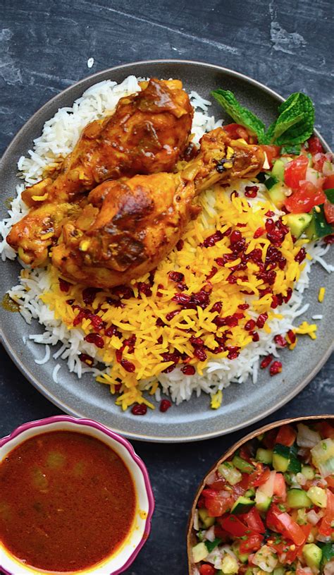 Yammie's Noshery: Persian Saffron Chicken {Zereshk Polo Ba Morgh}