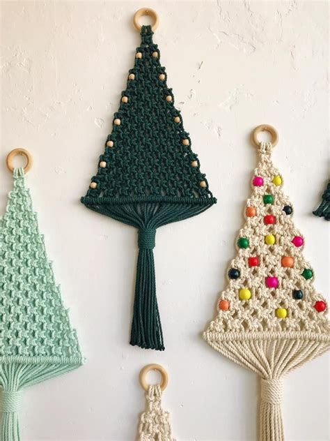 Macrame Pattern, Macrame Christmas Tree, Holiday Home Decor DIY ...