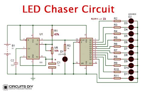 120 Led Chaser Circuit Diagram