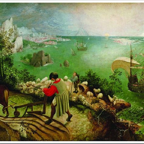 Landscape with the Fall of Icarus, by Pieter Bruegel the Elder ...