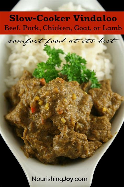 Slow Cooker Pork Vindaloo (or Goat, Beef, Lamb, or Chicken) | Recipe ...