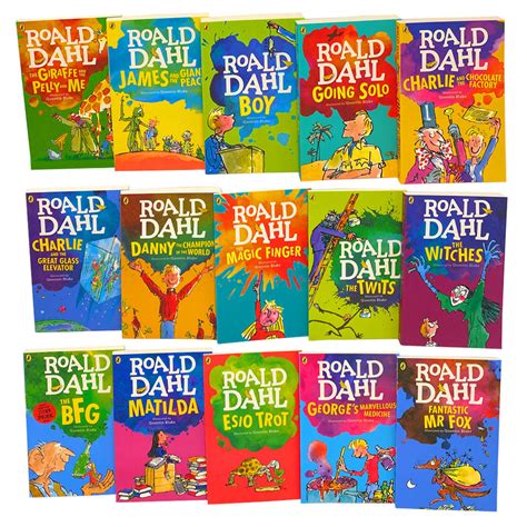 Roald Dahl 15 Books Box Set Collection Going Solo, Matilda – Lowplex