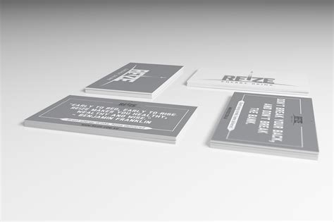 Inspirational cards for REIZE Energy Drink on Behance