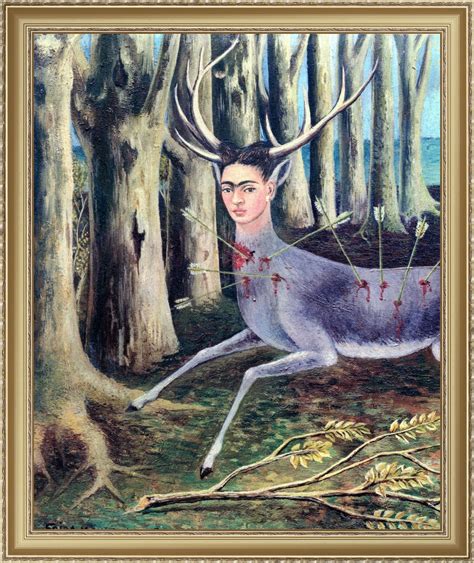 Frida Kahlo The Wounded Deer 1946 reproducción A4 / A3 de - Etsy España