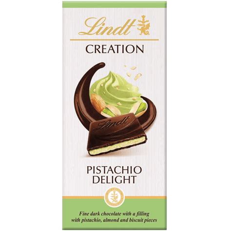 Lindt Creation Dark Pistachio Bar 150g | Lindt Shop UK