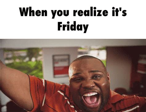 Friday GIF - Find & Share on GIPHY | Friday meme, Party time meme, Memes