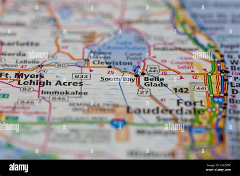 South bay florida map hi-res stock photography and images - Alamy