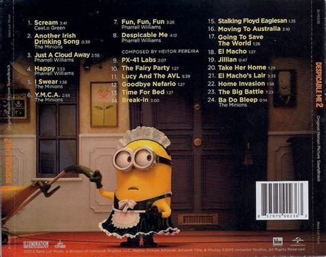 Despicable Me 2 (2013) OST (Back) by kidsfan on DeviantArt