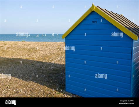 Beach Huts at Littlehampton, West Sussex Stock Photo - Alamy