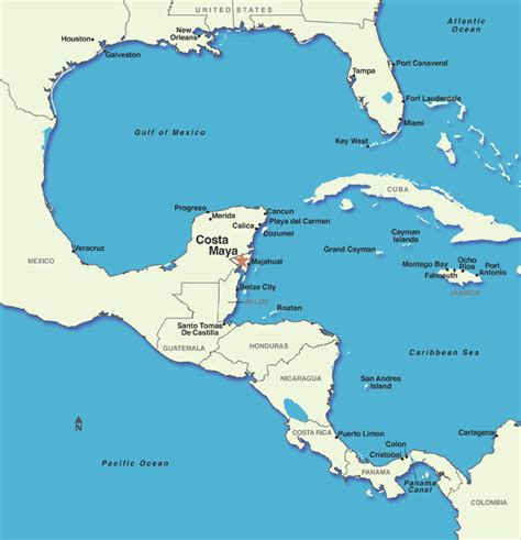 Fort Lauderdale Cruise Ports: Costa Maya, Mexico