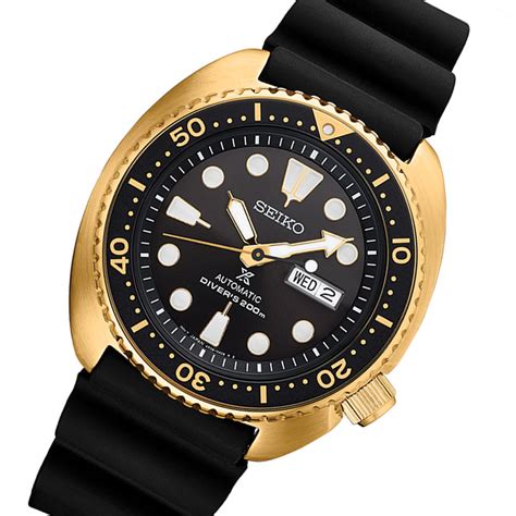 SEIKO Prospex Turtle SRPC44 Gold Tone Divers - Chronospride