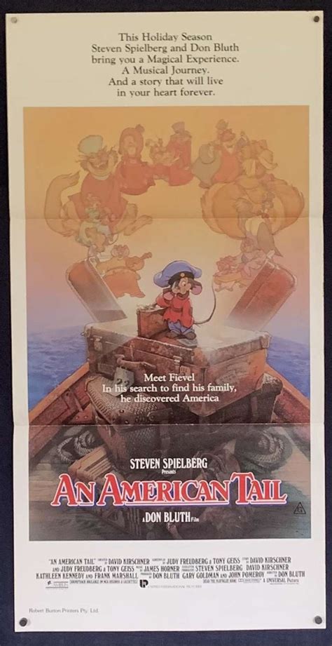 All About Movies - An American Tail Poster Original Daybill 1986 Drew ...